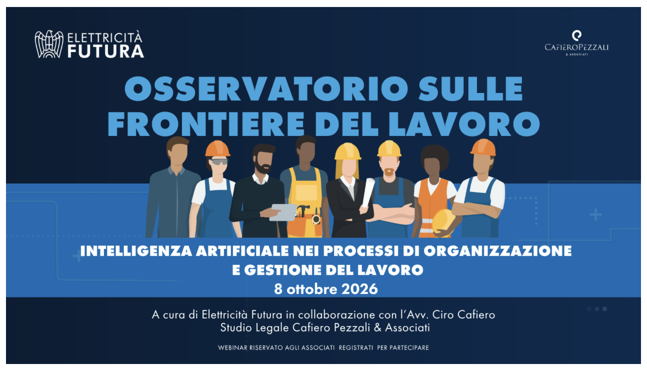 Osservatorio sulle frontiere del lavoro | Intelligenza artificiale nei processi di organizzazione e gestione del lavoro